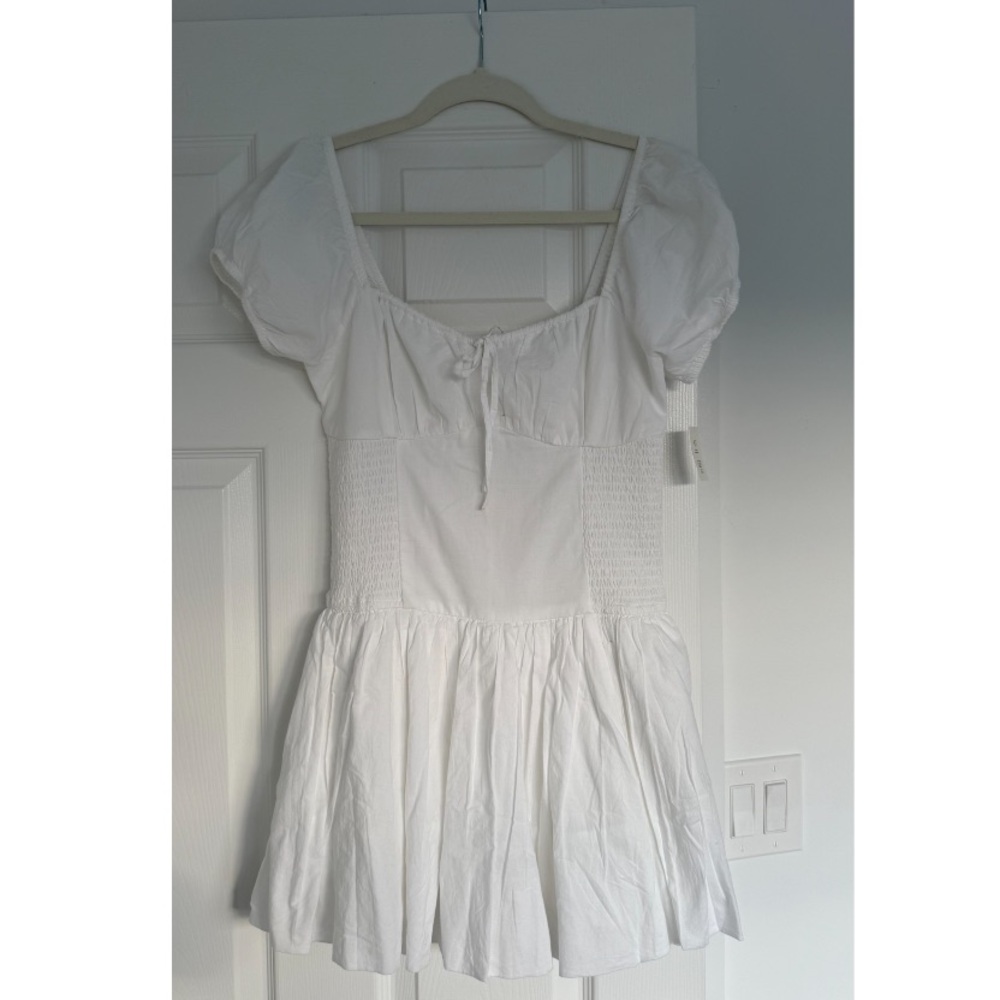 Hollister White Mini Dress